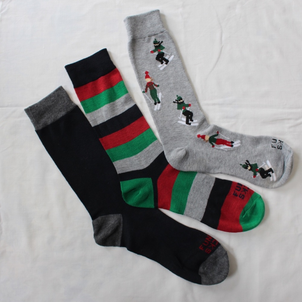 Bundle of 3 Funky Socks Dress Socks